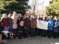 14 февраля - митинг в честь 76-й годовщины освобождения Аксайского района от немецко-фашистских захватчиков